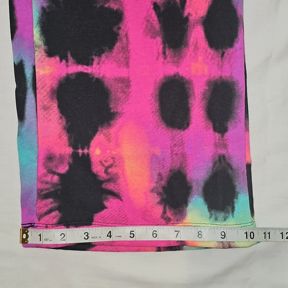 Justice Girls XL 16/18 Fleece Wide Leg Pants Multicolor New